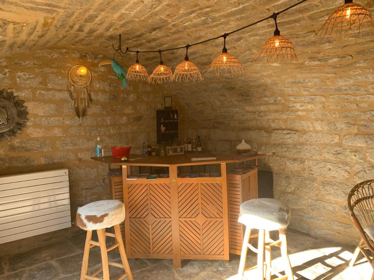 La Voutee 5 Epis Avec Bain Finlandais Prive Au Manoir Du Charme Gorges Du Tarn Bed and Breakfast Quezac  Εξωτερικό φωτογραφία
